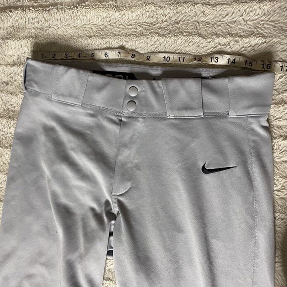 NIKE Vapor Pro Mens Wolf Gray Baseball Pants Mens Size Medium - Picture 12 of 14